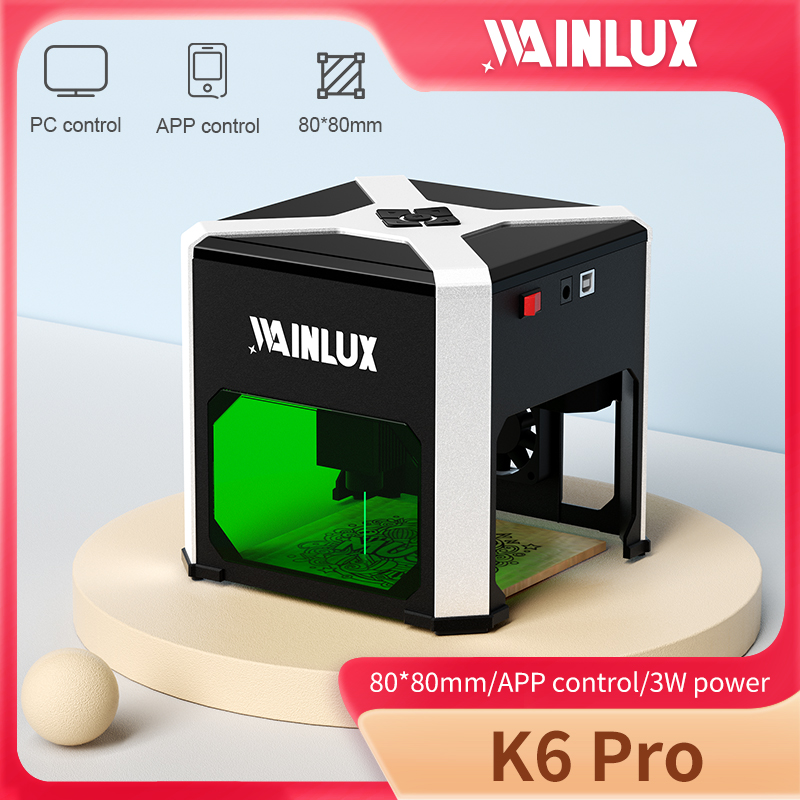 Industrial Laser Engraving Machine - Wainlux Laser Engraver K6 Mark Printer