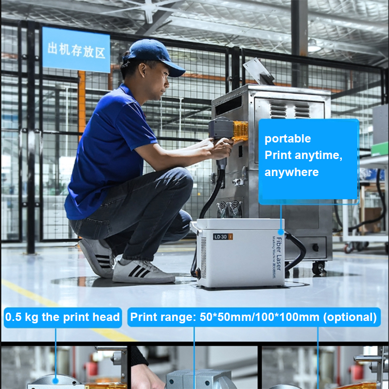 Factory Supply Handheld Automa - Industrial Laser Printing Machine review and price