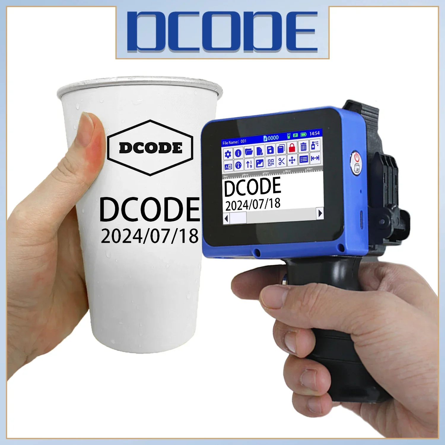 DCODE DC12 Portable Mini Split - Industrial Laser Printing Machine review and price