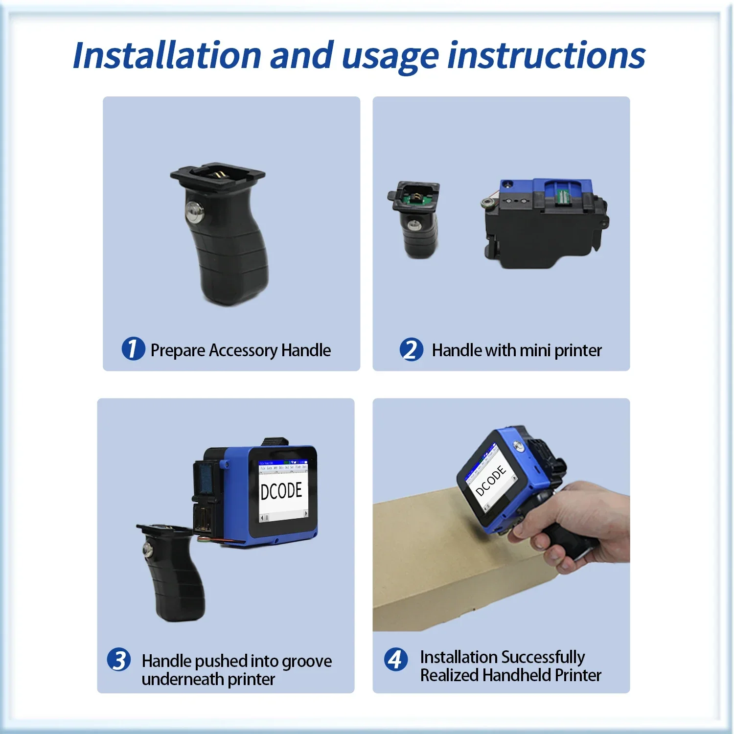 DCODE DC12 Portable Mini Split - Industrial Laser Printing Machine review and price