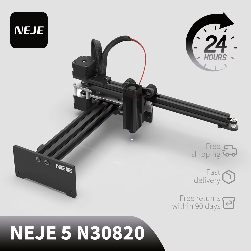 NEJE 5 N30820 40W Mini CNC Las - Industrial Laser Printing Machine review and price