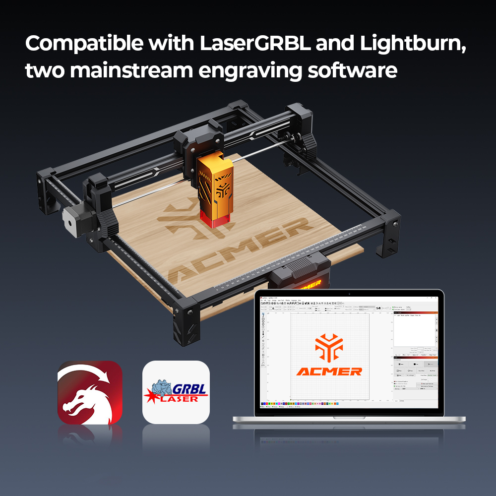 ACMER S2 12W Laser Engraver an - Industrial Laser Printing Machine review and price