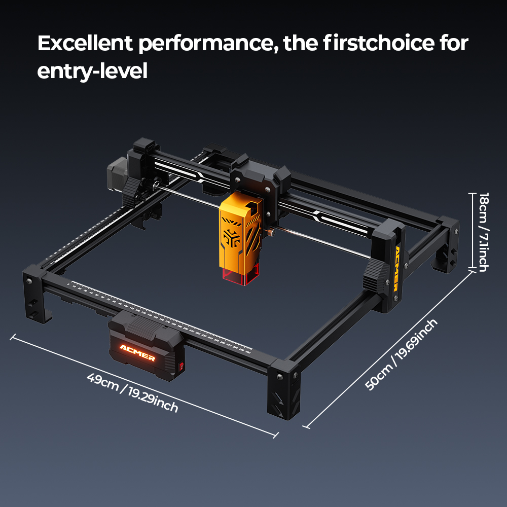 ACMER S2 12W Laser Engraver an - Industrial Laser Printing Machine review and price