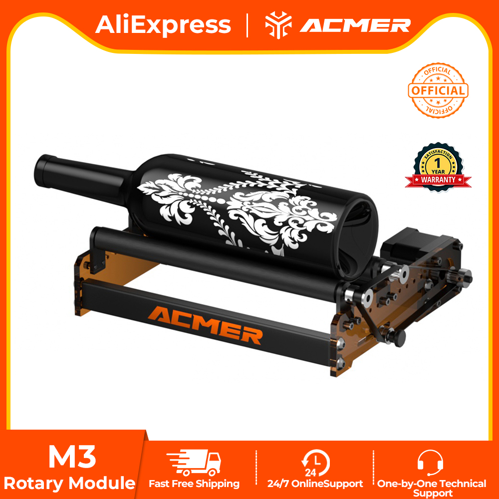 ACMER M3 Laser Rotary Roller 3 - Industrial Laser Engraving Machine review and price