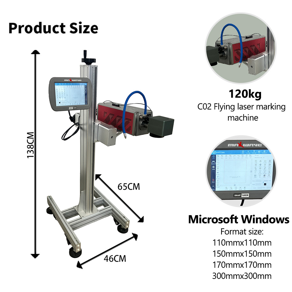 Versatile CO2 Flying Laser Mar - Industrial Laser Printing Machine review and price