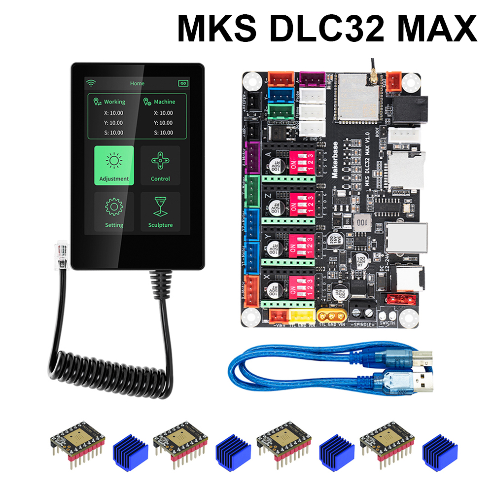 Makerbase MKS DLC32 MAX TMC220 - Industrial Laser Engraving Machine review and price